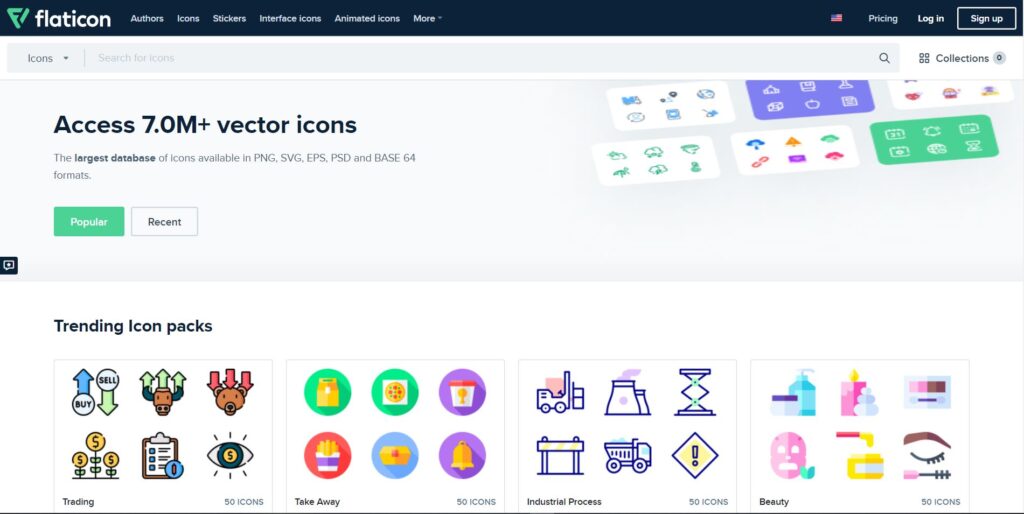 موقع flaticon