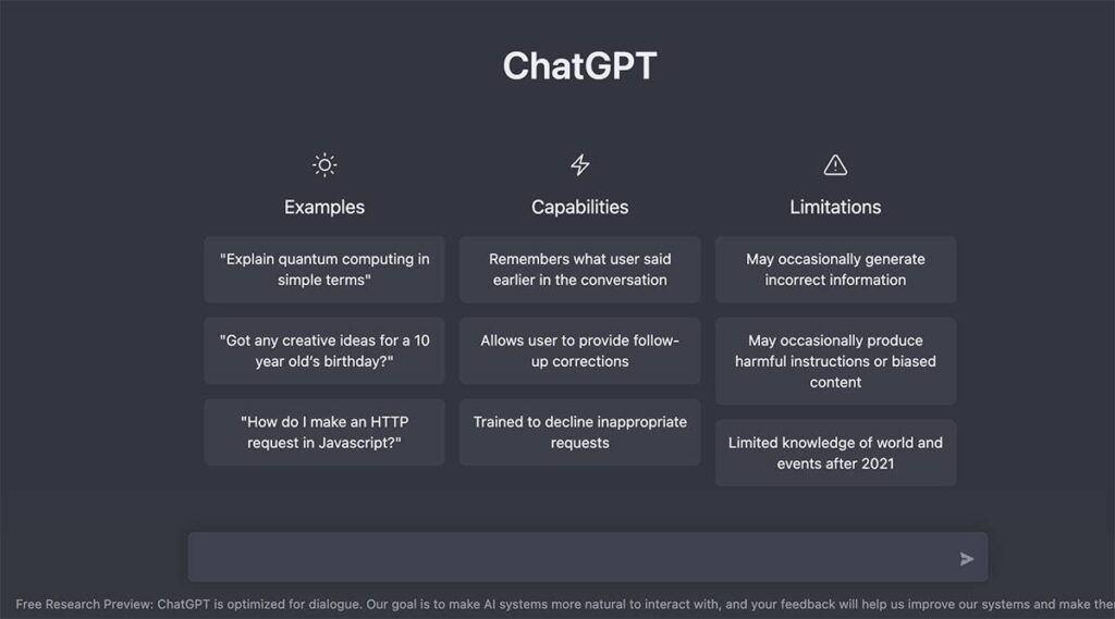 كتابة المحتوى ChatGPT